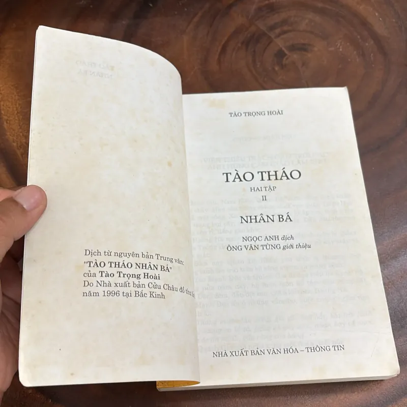 II Văn Học Trung Quốc: Tào Tháo _ Thiên Bá, Nhân Bá - Tào Trọng Hoài - 2010 1041601