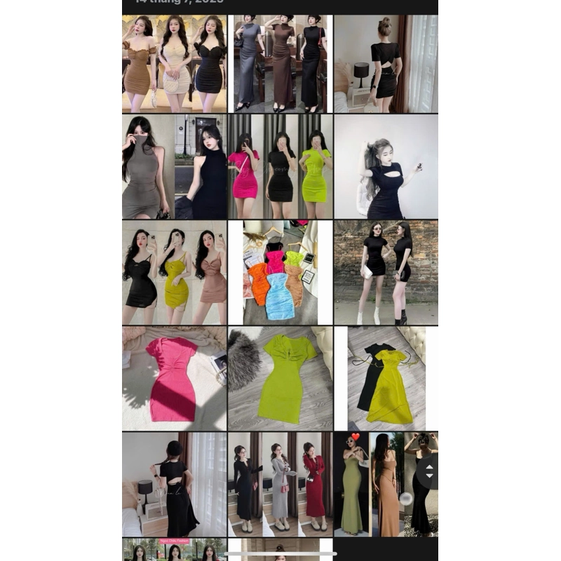 Đầm body đồng giá 69k 545498