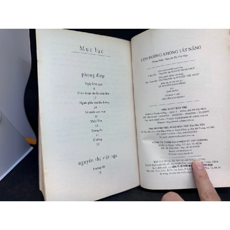 Con đường không tắt nắng - Phong Điệp, Nguyễn Thị Nga, mới 80% (ố nhẹ) SBM0201 61693