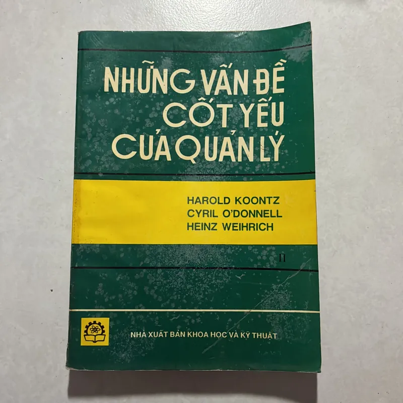 Những vấn đề cốt yếu của quản lý - Harold Koontz (Tập 2) 726985