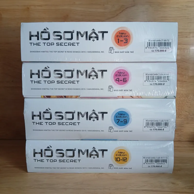 Boxset Manga Hồ Sơ Mật - The Top Secret (Bộ 12 Tập) - Reiko Shimizu 601202