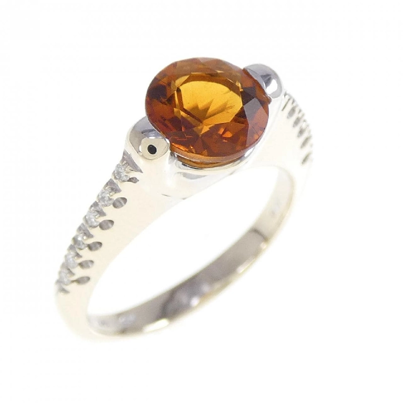 Nhẫn Citrine 750WG 670029