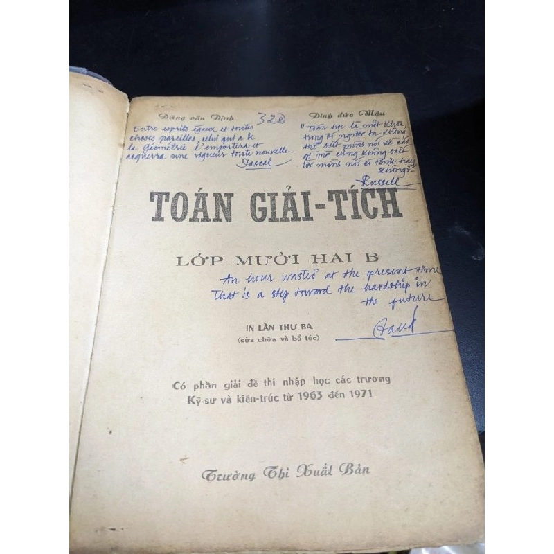 Toán Giải Tích 12B - Đinh Đức Mậu 395982