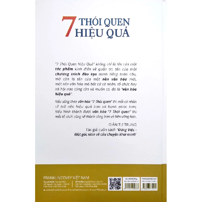 7 Thói Quen Hiệu Quả (Bìa Cứng) - Stephen R. Covey 296987