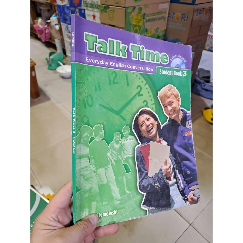 Talk time 3 student book mới 80% có hightlight viết chì kèm CD HCM0808 HỌC NGOẠI NGỮ 527128