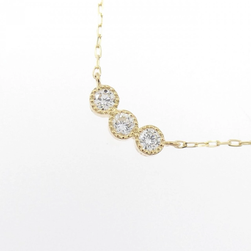 K18YG Dây chuyền kim cương 0.10CT - Hàng hiệu Chính hãng 857516