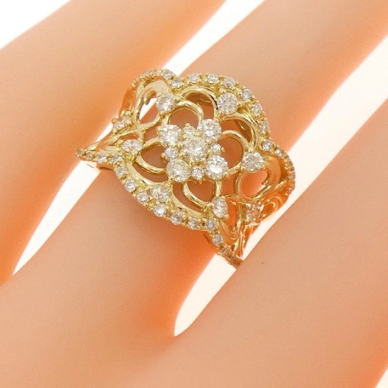 Nhẫn kim cương K18YG 0.73CT - Hàng hiệu Authentic 855327