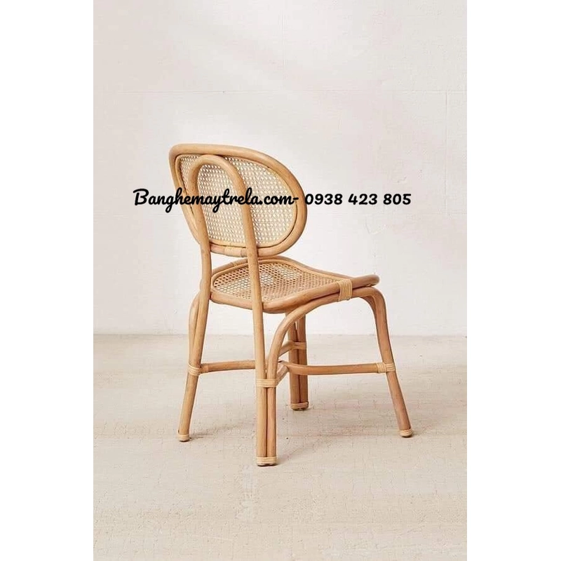 Ghế ăn mây tự nhiên lưới mắt cáo 497151