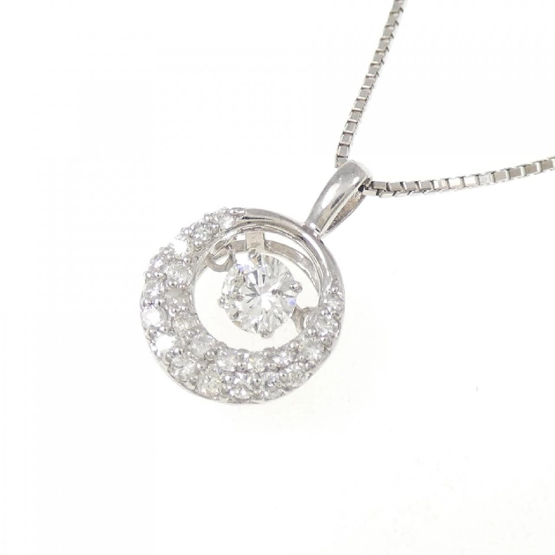 K18WG Dây chuyền kim cương 0.19CT - Hàng hiệu Authentic 857549