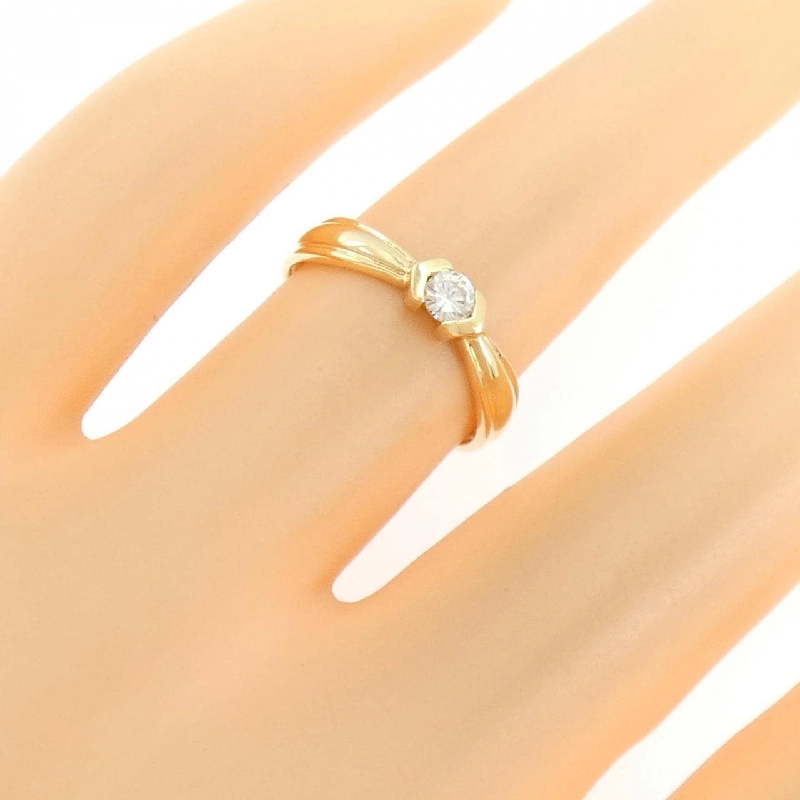 Nhẫn kim cương K18YG 0.11CT - Hàng hiệu Authentic 853176