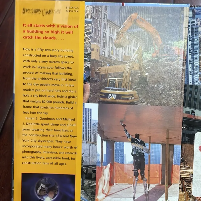  📚 SKYSCRAPER – From the Ground Up - toà nhà chọc trời thiết kế kỹ thuật NGOẠI VĂN  1068055