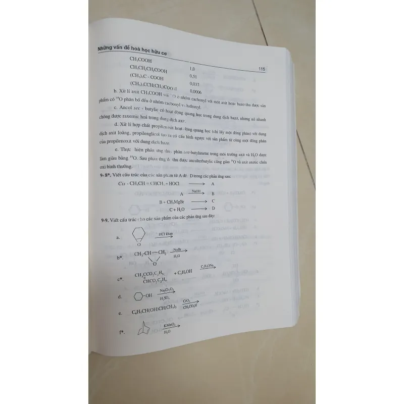 HÓA HỌC HỮU CƠ  791992