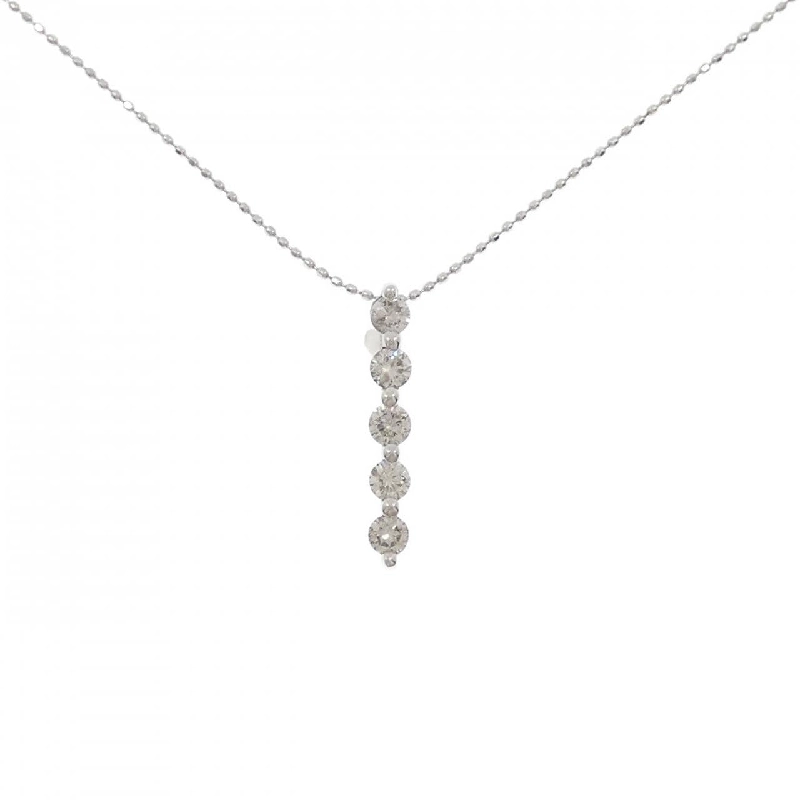 K18WG Dây chuyền kim cương 0.56CT - Hàng hiệu Chính hãng 859562