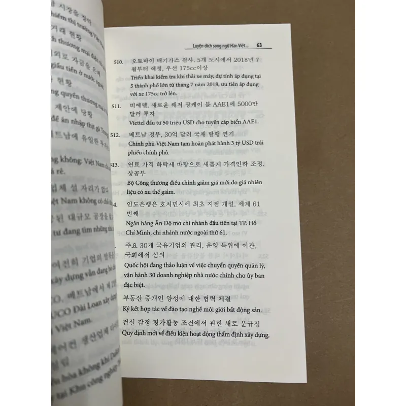 Luyện dịch song ngữ Hàn - Việt qua 3.000 Tiêu đề báo Chí 1022531