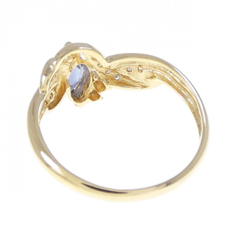 Nhẫn Sapphire K18YG 0.47CT - Hàng hiệu Chính hãng 852380