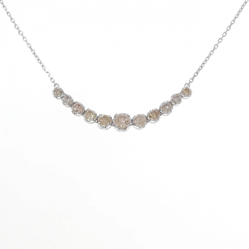 K18WG Dây chuyền kim cương - Hàng hiệu Authentic 857355