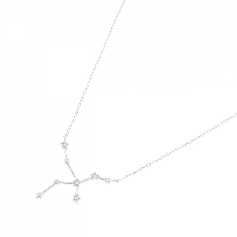 K10WG Ngôi sao Kim cương Dây chuyền 0.04CT - Hàng hiệu Chính hãng 860938