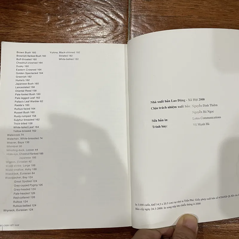 Chim Việt Nam - Cuốn sách hướng dẫn về các loài chim Việt Nam  (8) 716507