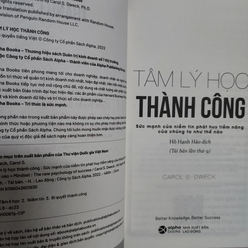 Sách Mindset Tâm lý học thành công của Carol Dweck 525210