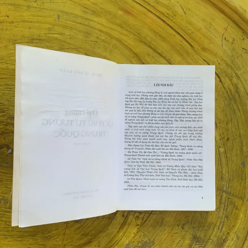 ĐẠI CƯƠNG LỊCH SỬ TƯ TƯỞNG TRUNG QUỐC- GS.TS. LÊ VĂN QUÁN  1031348