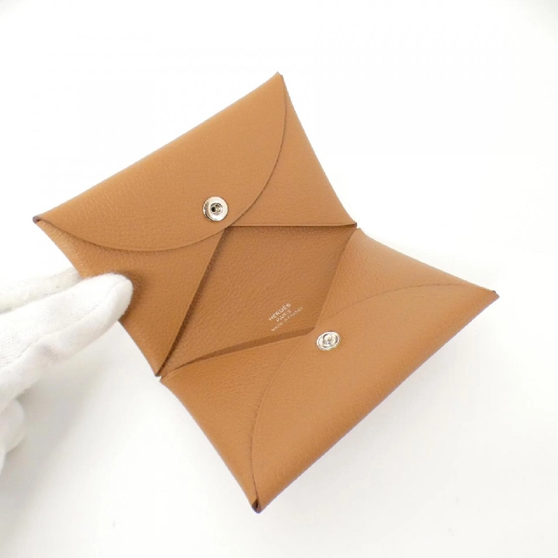 【Sản phẩm chưa sử dụng】Thẻ đựng thẻ Hermes Calvi 064954CK 623883