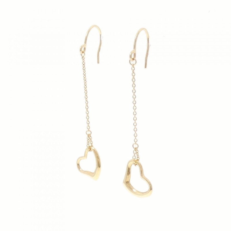 K18YG Bông tai hình trái tim - Hàng hiệu Chính hãng 868592