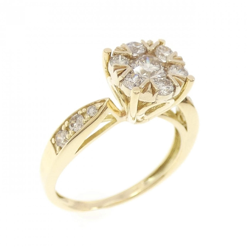 Nhẫn kim cương K18YG 0.66CT 670144