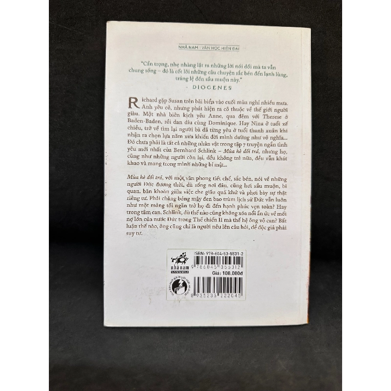 [Phiên Chợ Sách Cũ] Mùa Hè Dối Trá, 2019 - Bernhard Schlink H1004-SBM 1018035