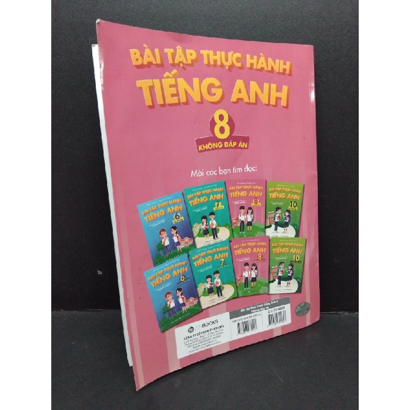 Bài tập thực hành tiếng Anh 8 - Không đáp án mới 90% cong bìa 2024 HCM1710 Mai Lan Hương - Phạm Văn Luận GIÁO TRÌNH, CHUYÊN MÔN 492890