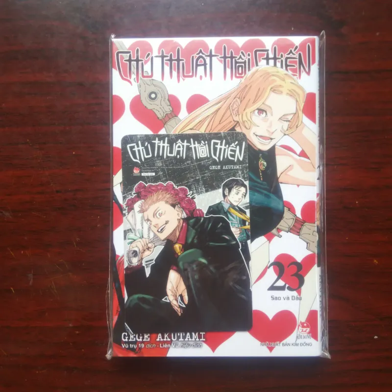 Chú Thuật Hồi Chiến - Jujutsu Kaisen (Gege Akutami) JJK Tập 21-26 Bản In Đầu Có PVC Card 1030821