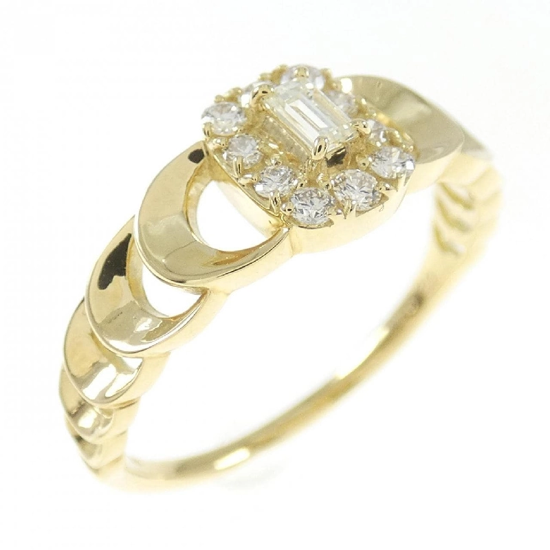 【Sản phẩm mới】Nhẫn kim cương K18YG 0.20CT 673299