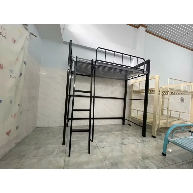 COMBO Giường tầng khung sắt và nệm lò xo 1m4x2m (cao 1m75-2m1) 997005