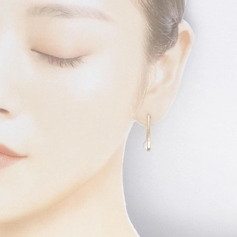 K10YG Bông tai ngọc trai nước ngọt 6.9mm - Hàng hiệu Chính hãng 877120