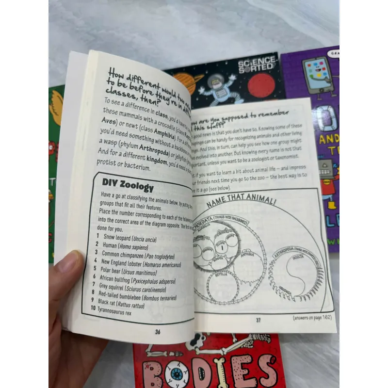 Sách khoa học - Glenn Murphy Science Sorted 5 books, sách khoa học cho bé 1022328