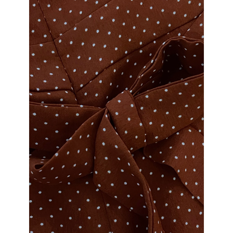 Jumpsuit màu cam chấm bi size M 509117