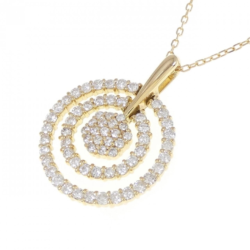 K18YG Dây chuyền kim cương 1.00CT - Hàng hiệu Chính hãng 860621