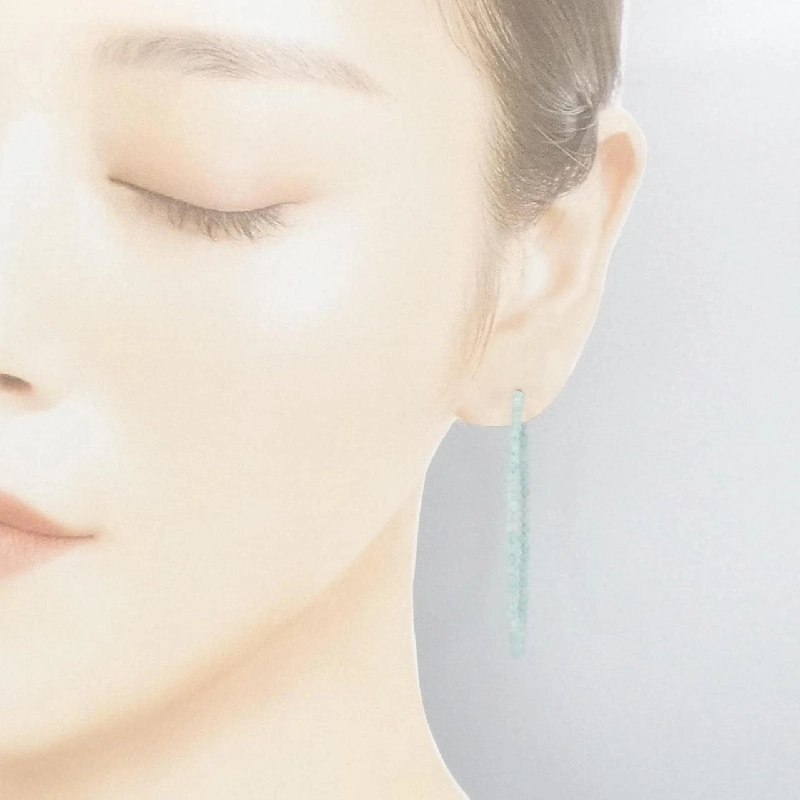 K10YG Đá Amazonite Bông Tai - Hàng hiệu Chính hãng 872091