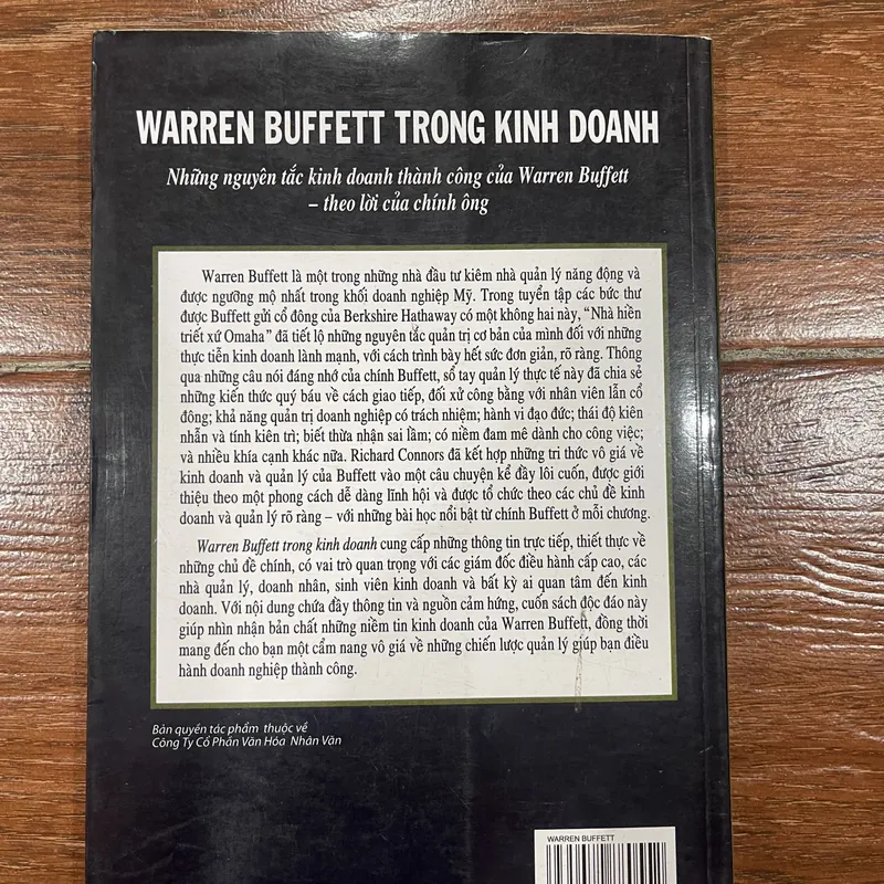 Warren Buffett trong kinh doanh những nguyên tắc từ nhà hiền triết Omaha (k3) 603640