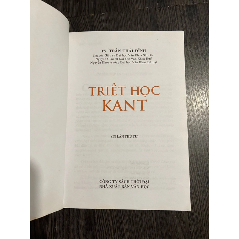 Triết học Kant - Trần Thái Đỉnh 310406