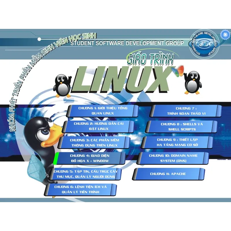 [Tin học] Đĩa gốc học tập của SSDG - Giáo trình Linux (2005) 1029244