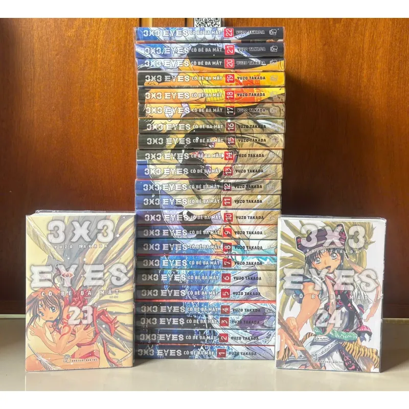 [Truyện Tranh Manga] 3x3 Eyes Cô Bé Ba Mắt (Trọn Bộ 24/24 Tập - Mới Cứng - Yuzo Takada) 799581
