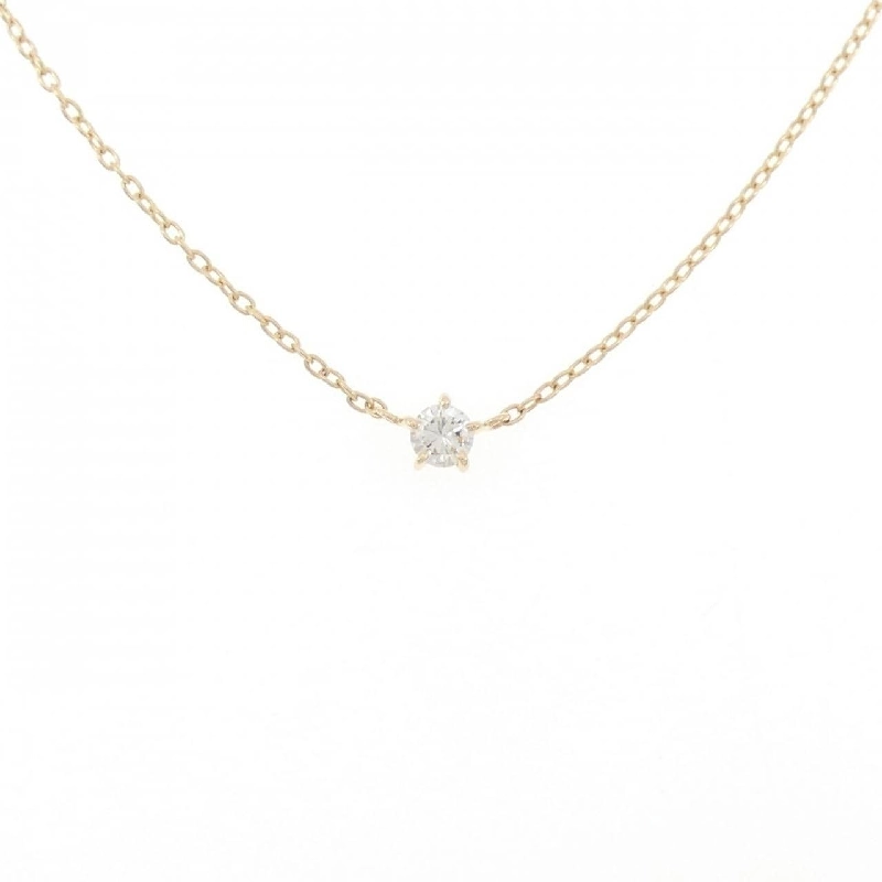 Dây chuyền kim cương K18YG 0.08CT - Hàng hiệu Chính hãng 866109