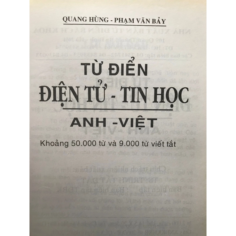 Từ điển Điện Tử-Tin Học (Anh - Việt) 460131
