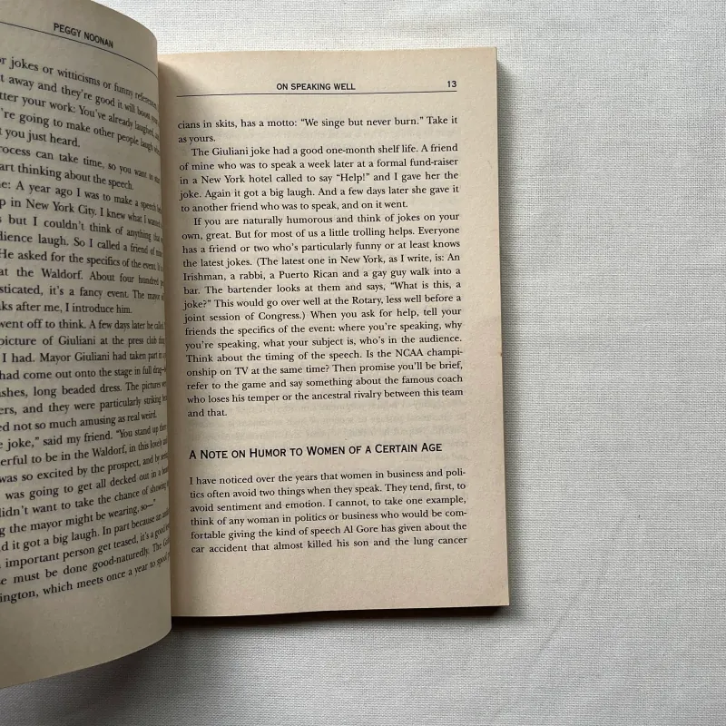 On Speaking Well - Peggy Noonan 992850