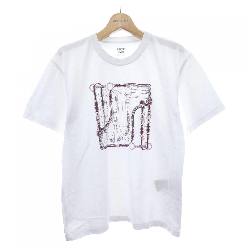Áo thun HERMES Cartouche Coaching 5E4647DA - Hàng hiệu Authentic 824482