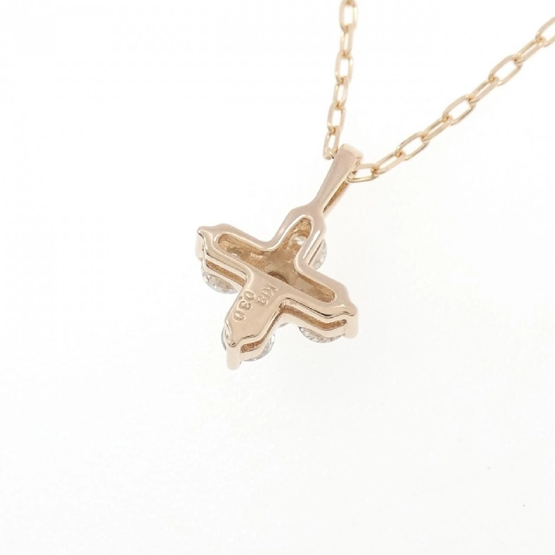 K18PG Dây chuyền kim cương hình thánh giá 0.30CT - Hàng hiệu Chính hãng 858657