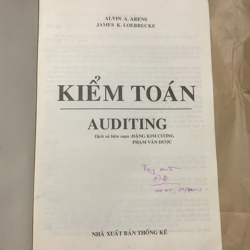 Kiểm toán Auditing, A.Arens - K.Loebbecke  354171