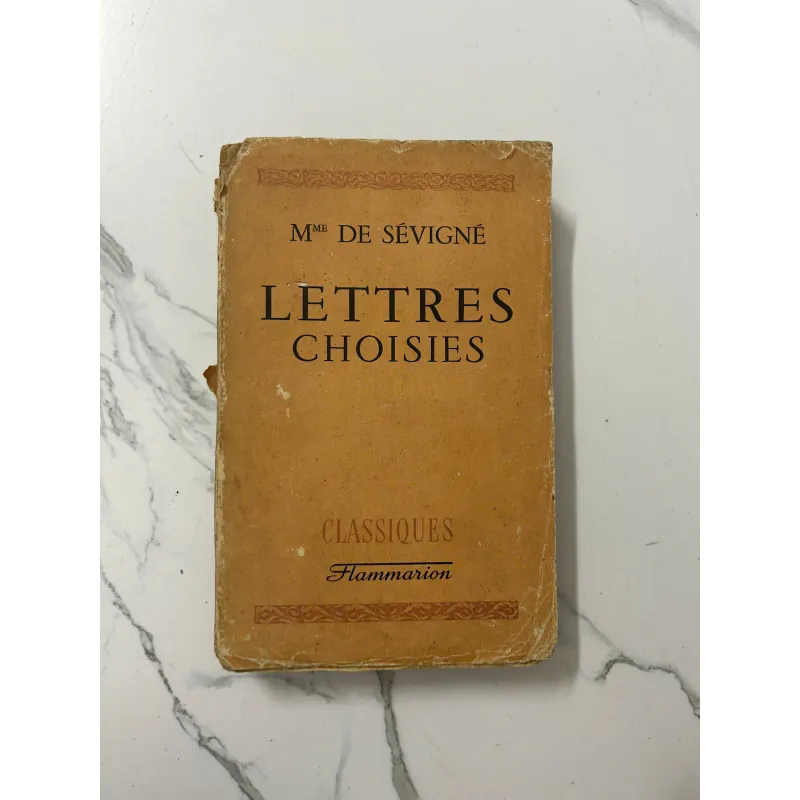 Lettres Choisies – Mme De Sévigné 1023498