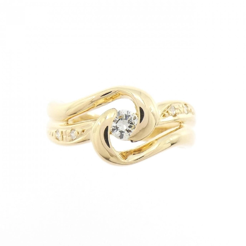 Nhẫn kim cương K18YG 0.11CT - Hàng hiệu Authentic 854133