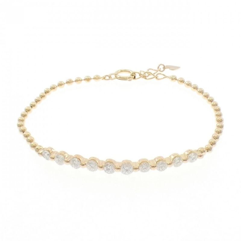 K18YG Vòng tay kim cương - Hàng hiệu Authentic 877909